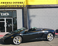 Lamborghini Gallardo Spyder For Rent Black